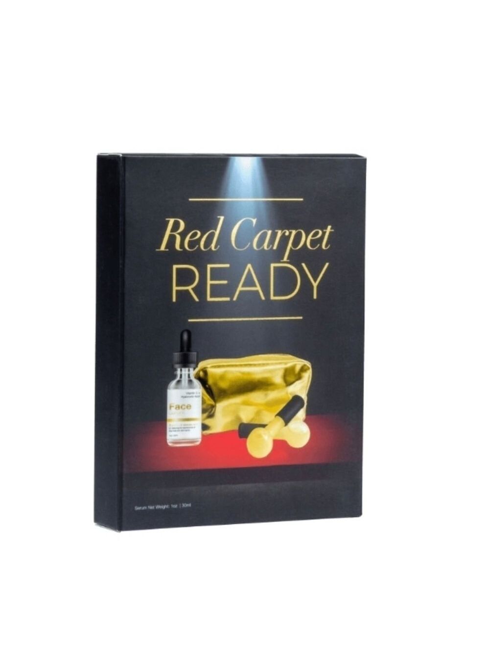 TRU BEAUTY RED CARPET READY 4-PIECE SERUM AND FACIAL MASSAGE SET